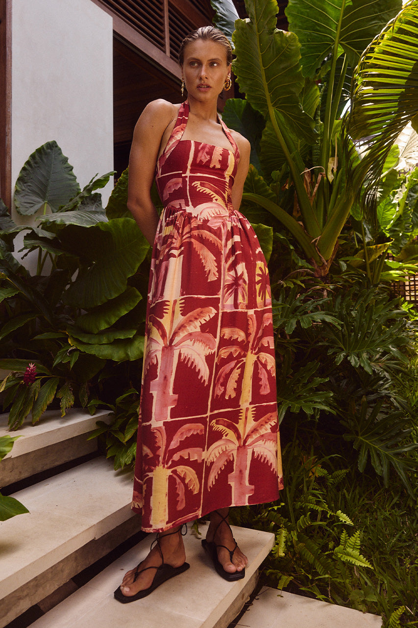 Arlo Midi Dress - Arlo Print