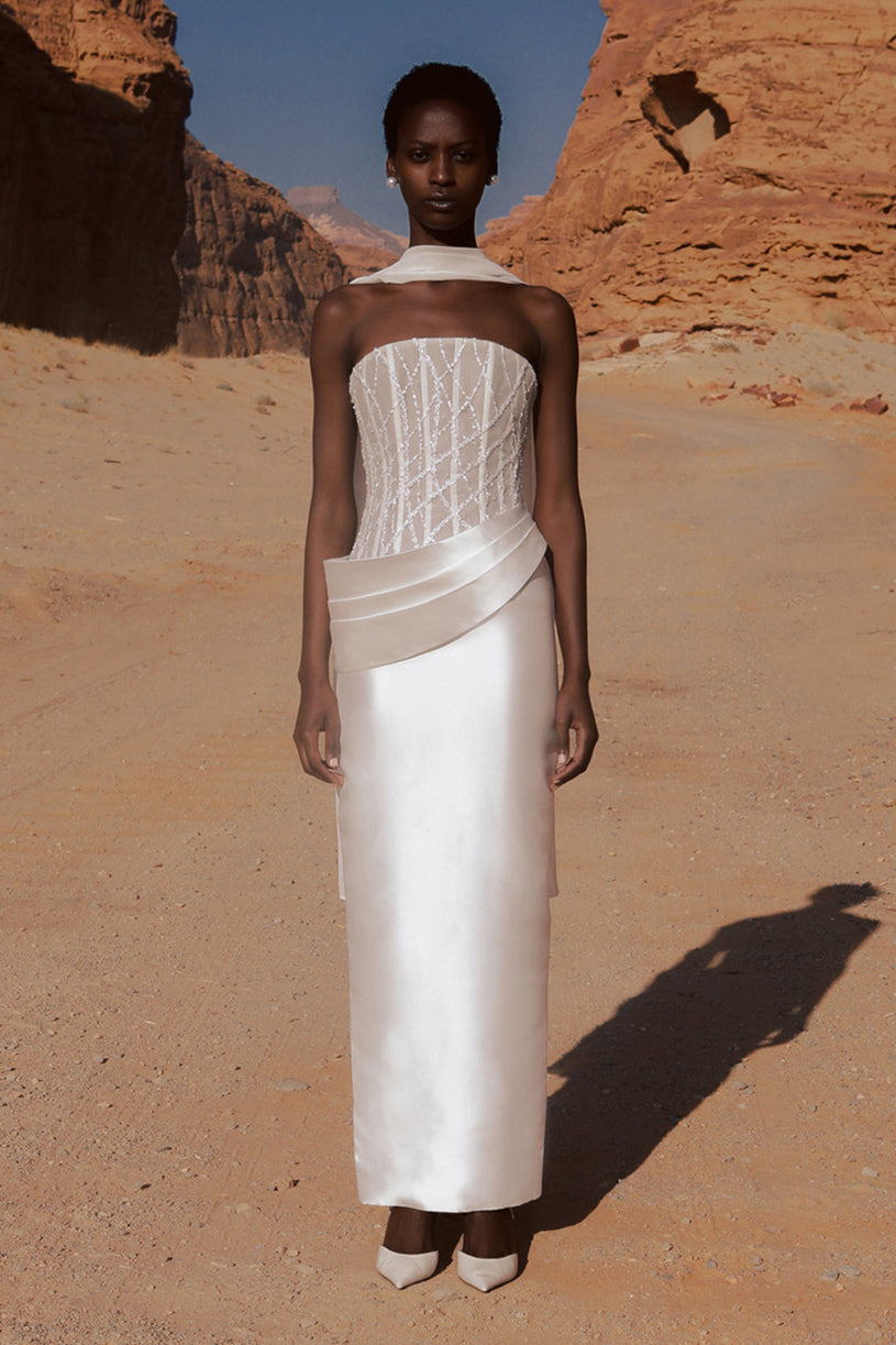 Azzura Gown - White