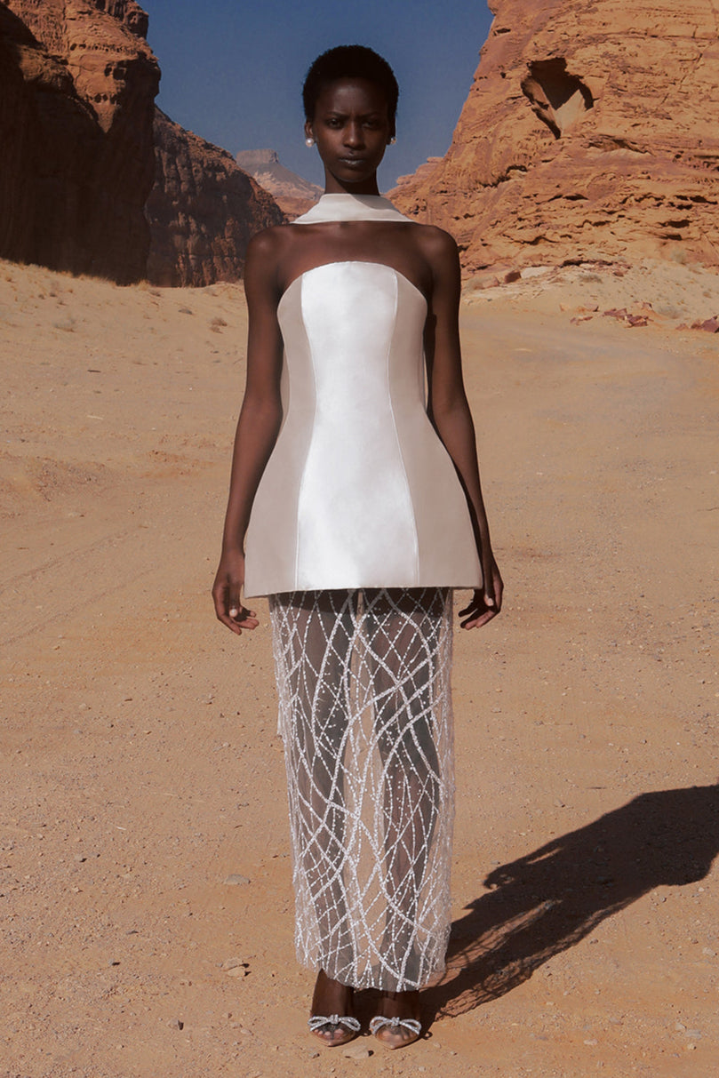 Isobel Dress - White