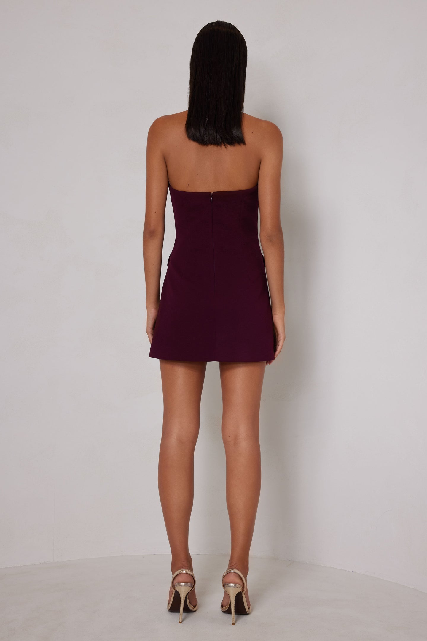 Jillian Dress - Deep Plum