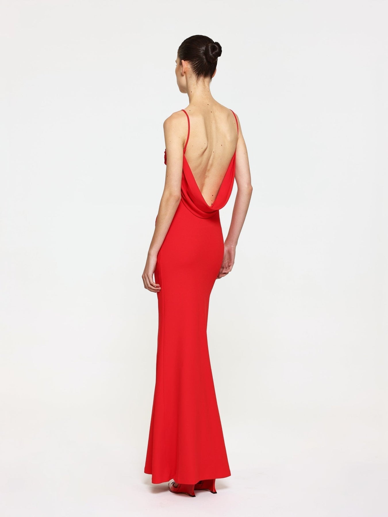 Havilland Gown - Cherry Red