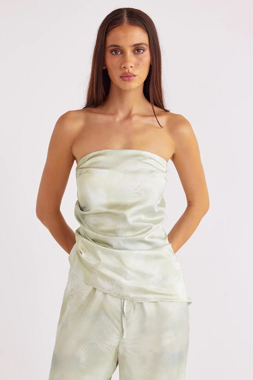 Lyra Print Top - Pear