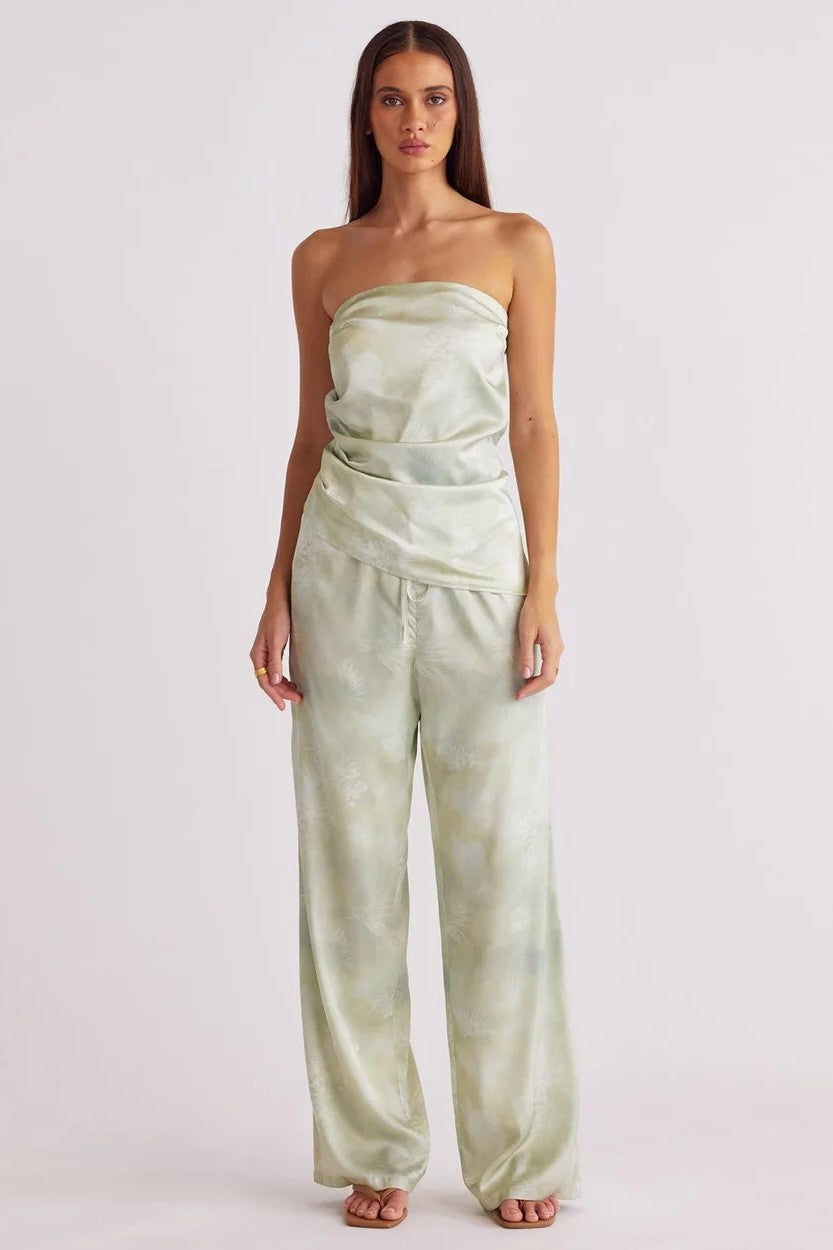 Lyra Print Pant - Pear