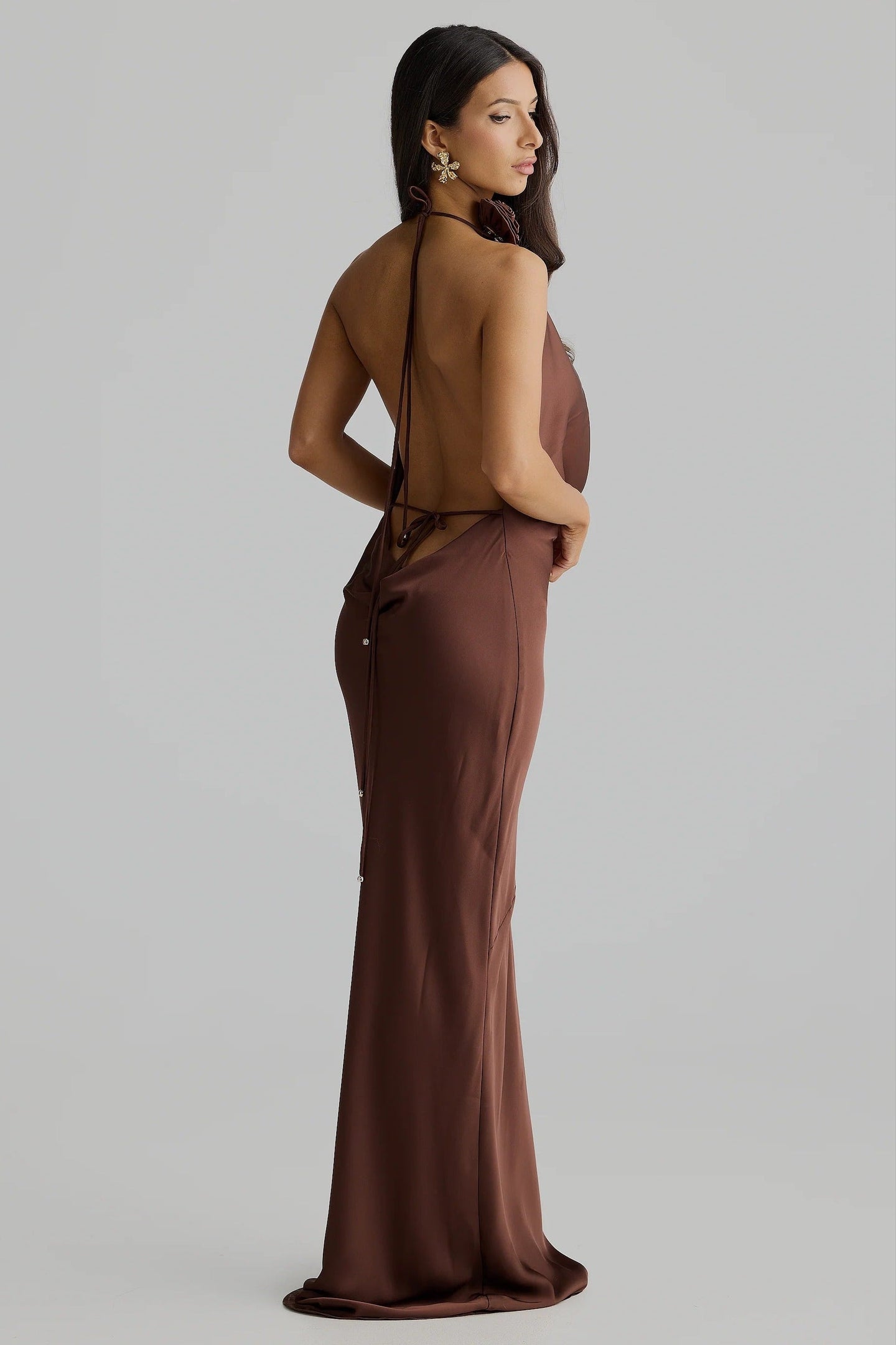 Josefina Dress - Espresso Brown