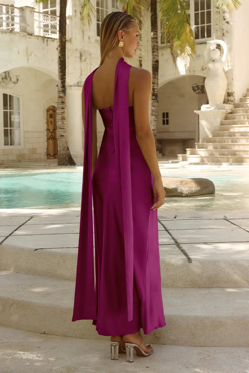 Elsa Maxi Dress - Plum